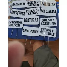 Carteles Para Precios Panadería Confitería 10x500 Pesos