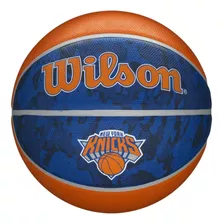 Bola De Basquete Nba New York Knicks Wilson Team Tiedye #7 Cor Laranja