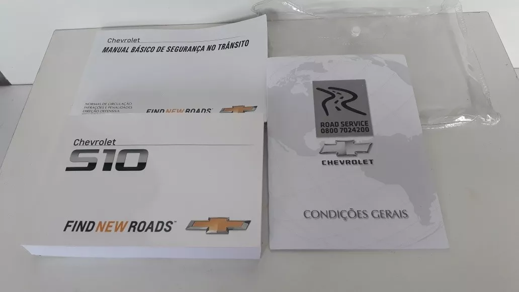 Manual Proprietário Chevrolet S10 2016 A 2019 Gm Em Branco
