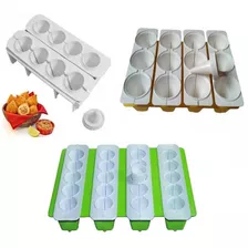 Kit Fábrica Cozinha Formas Coxinhas Grande + Média + Pequena