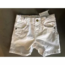 Shorts Zara Jean Niña Blanco