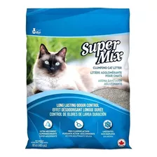 Arena Sanitaria Aglutinante Sin Aroma Para Gatos Cat Love Super Mix En Bolsa De 18kg X 18kg De Peso Neto Y 18kg De Peso Por Unidad