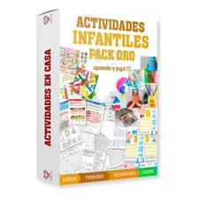 Kit Imprimible Actividades Niños En Casa Aprender
