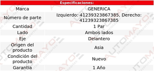 2 Bases Para Amortiguador Del Polo Volkswagen 2003-2007 Foto 2