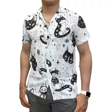 Camisa De Hombre Manga Corta Premium 