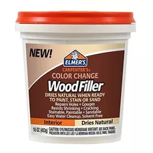 Elmers E914 Carpenters Color Change Wood Filler 16onças