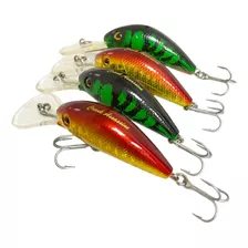 Pack De 4 Señuelos Pochas Para Truchas 8,2 Gr. Badfish