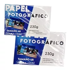 Papel Fotográfico Brillante 230 Gramos 4r 10x15 Cm