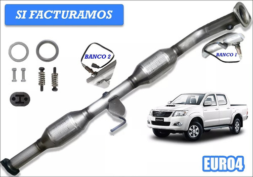 Catalizadores Toyota Hilux 2009 2010 2011 2012 2013 2014 K Foto 3