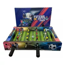 Mini Mesa De Pebolim Totó Futebol 12 Jogador Brinquedo C/nf