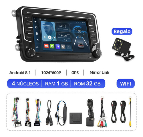 Radio Para Vw/volkswagen/golf/polo/vento/seat/leon/skoda Foto 2