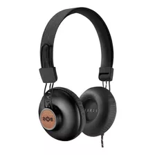 Auriculares On Ear Marley Positive Vibration 2 Con Micrófono Color Negro