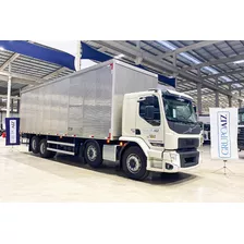 Caminhão Volvo Vm 360 8x2 Baú Carga Seca 9,5m