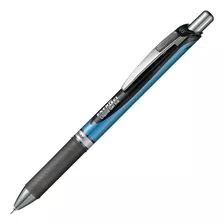 Caneta Pentel Energel Bln75 Liquid Gel Ink 0.5 Preta Cor Do Exterior Azul