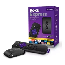 Roku Express Streaming Player Full Hd Controle E Cabo Hdmi