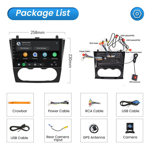 Radio De Coche Para Nissan Altima 2008-2012 Con Carplay/andr Foto 9