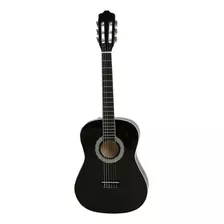 Guitarra Clásica Alaguez Az-39 Para Diestros Negra