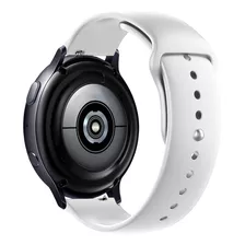 Pulseira Smartwatch 20mm 22mm Compatível Com Amazfit Bip Gts Cor Branco Largura 20 Mm
