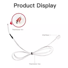 Termistor Temperatura 3d 100k Ntc 3950 Creality Cmprodemaq