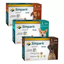 Simparic Combo 5 A 10kg + 10 A 20kg + 40 A 60kg - 1comp