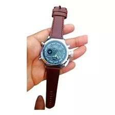 Reloj Para Hombre Nuevo Diseño Elegante Doble Tiempo 