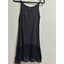 Vestido Negro Talle 40 Cook