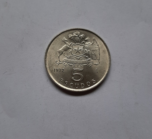 Moneda 5 Escudos Año 1972