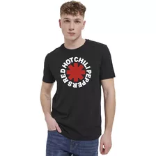 Polera De Hombre Manga Corta Red Hot Chili Peppers Clasico