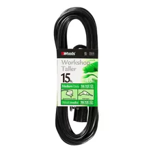 Woods 990261 16/3 Sjtw - Cable De Alimentacion Para Garaje 