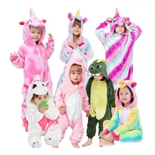 Pijama Kigurumi Bebe Niño Dino Cerdito Unicornio Vtt