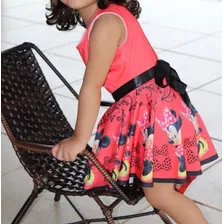 Vestido Infantil Minnie Super Promoção