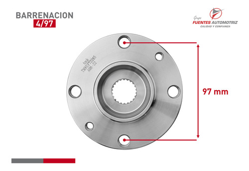 Jgo 2 Maza Rueda Delantera Alfa Romeo Mito De 2012 A 2019 Foto 4