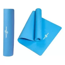 Colchoneta Profesional Tpe Sportfitness Ejercicio Abdominal Color Azul