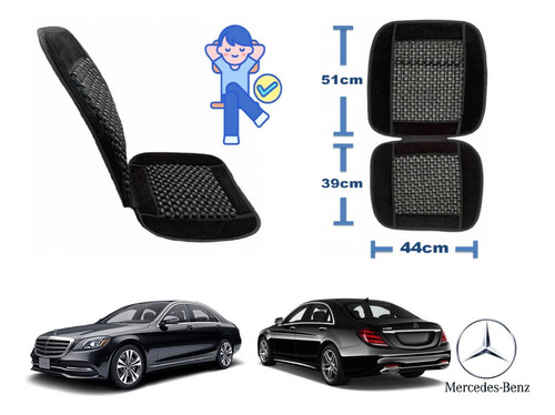 Respaldo + Cubre Volante Pel Mercedes Benz S400 2014 A 2020 Foto 4