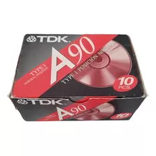 Fita Cassete Tdk A90 X10