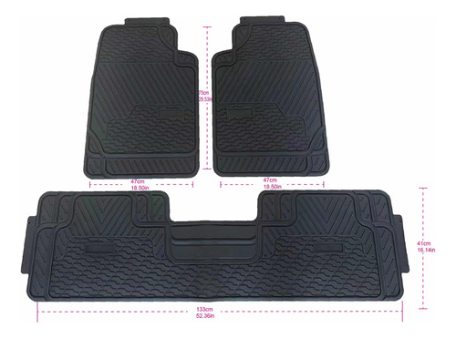 Talla Grande Tapetes 3pz Kia Jeep Grand Cherokee 20112021 Foto 3