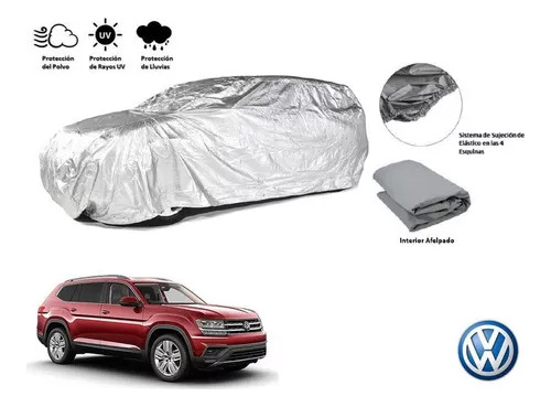 Cubierta Funda Cubreauto Afelpada Vw Teramont 3.6l 2019 Foto 2