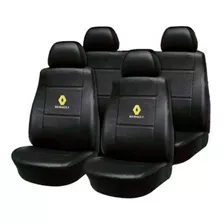 Fundas Asiento Cuero Renault 9 11 12 19 Clio Megane Con Logo