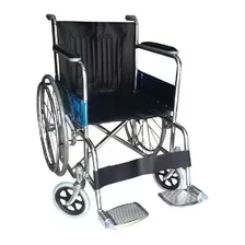 Silla De Ruedas Cromada De Acero Nueva 