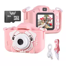  Camera Digital Foto Recarregável Capa Cartão Memoria 8gb