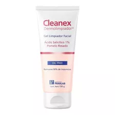 Gel Limpieza Facial Cleanex Dermolimpiador Piel Grasa 150g