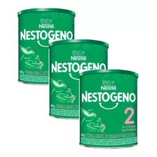 Nestogeno 2 Fómula Infantil 800g Kit C/3 Latas 