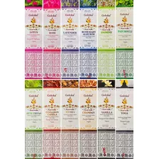 Incenso Indiano Goloka Ayurvedic Massala Kit Com 12 Aromas