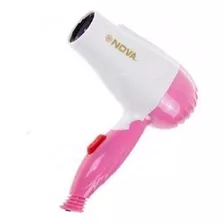 Secador De Pelo Nova Nv-1290 Rosa 220v