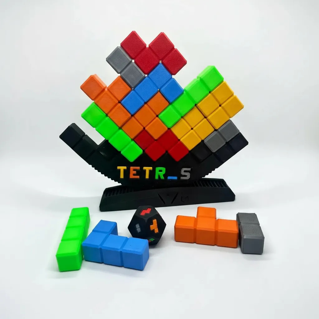 Juego De Mesa Tetris Grande Equilibrio Balance Dado