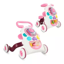 Andadera Montable Para Bebé Pushride 2 En 1 Prinsel Color Rosado