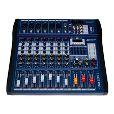 Mesa De Som Lexsen Lmx8usb 8 Canais