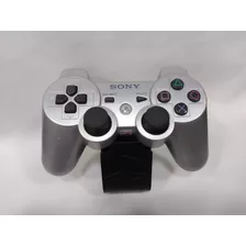 Controle Ps3 Original Prata Sony Play Playstation Bateria Ok