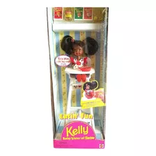 Barbie Kelly Sister Negra Eatin' Fun 1997 Antiga 80 90