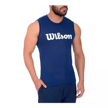 Camiseta Hombre Esqueleto Cuello Redondo Wilson Gym Fitness
